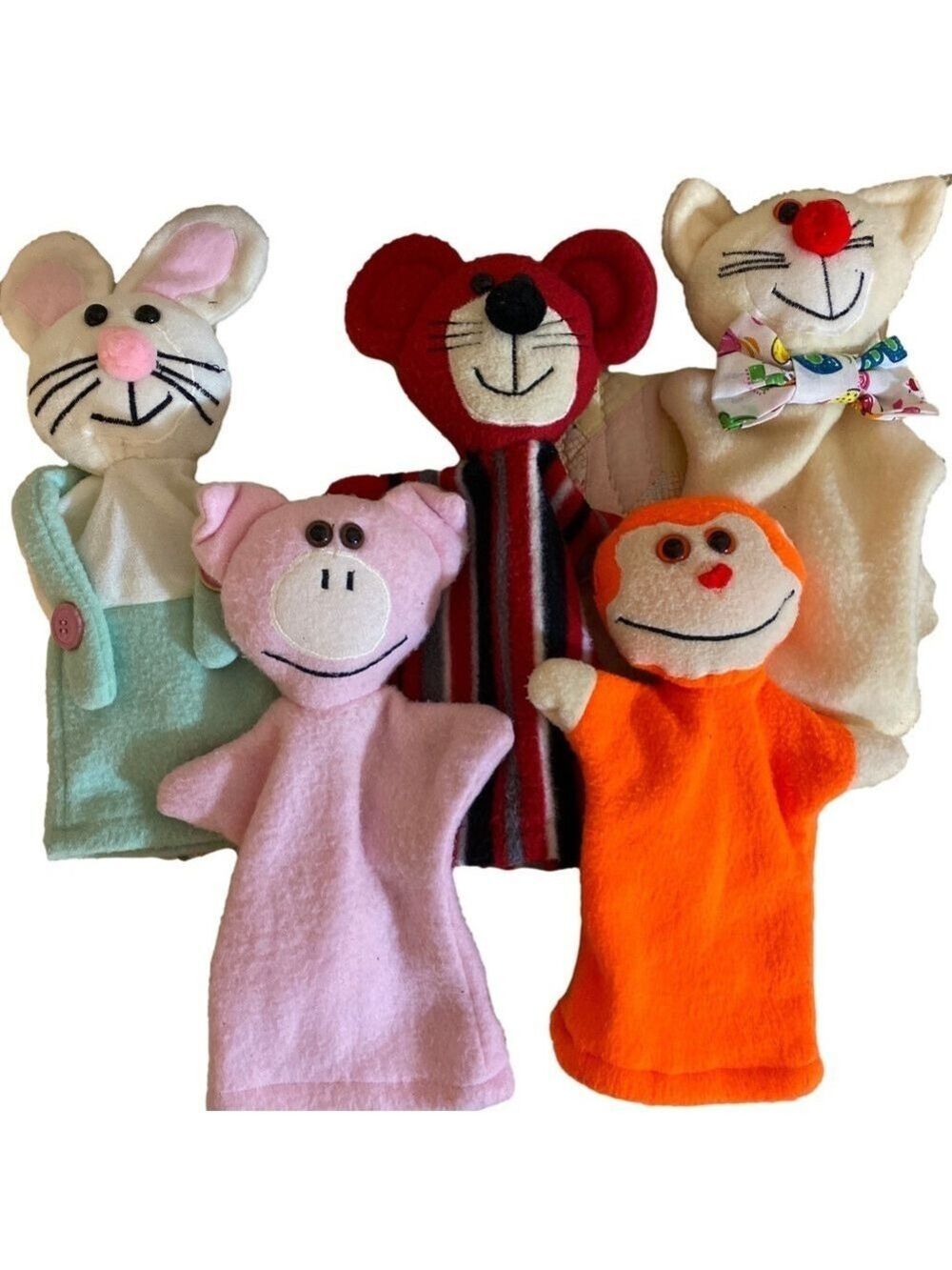 Unisex Unbranded Puppet Set of 5 One Size